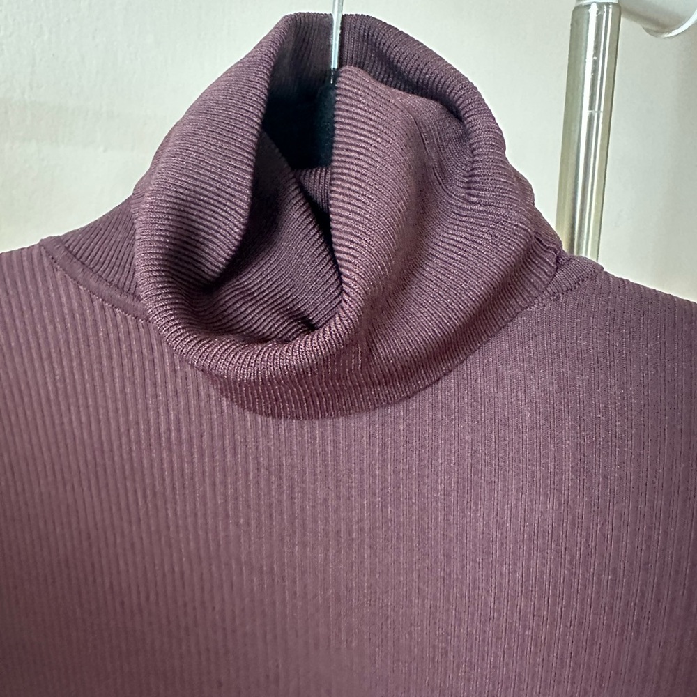Zara Brown Ribbed Knit Top - Picture 2 of 6
